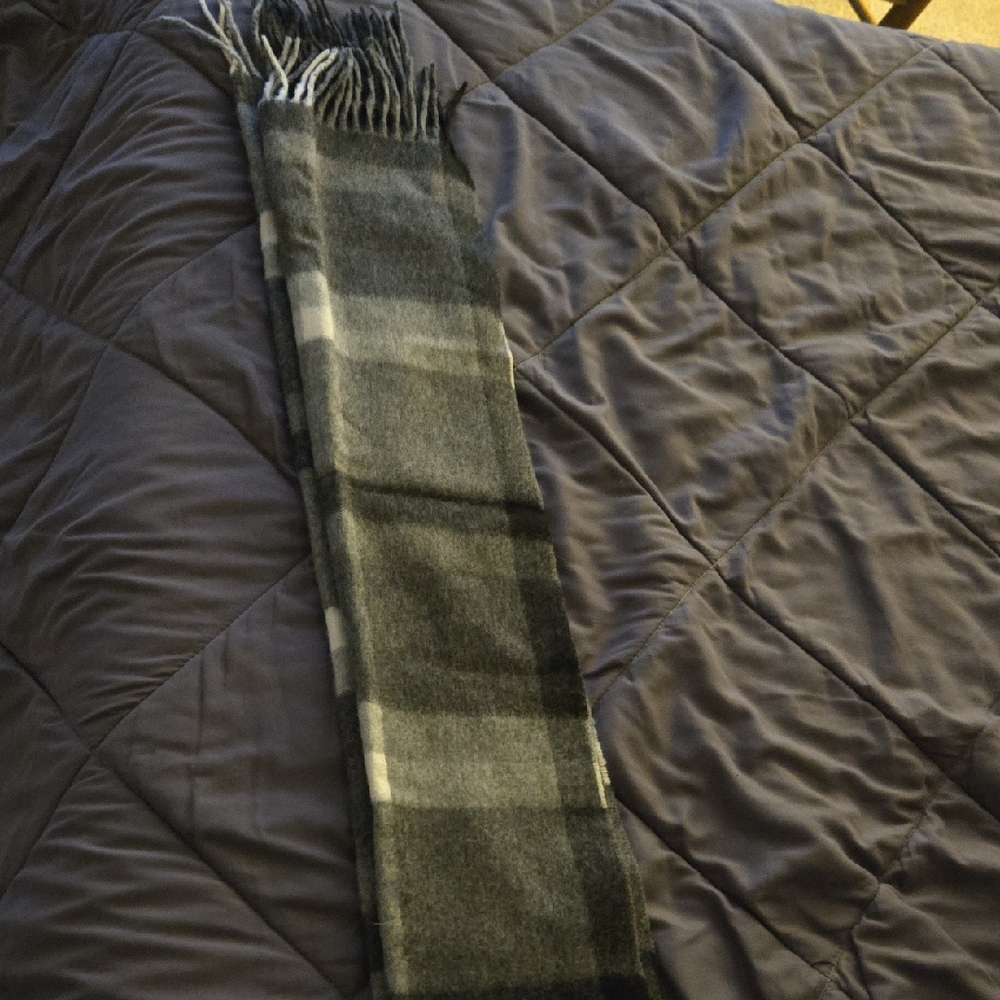 Saks Fifth Avenue Charcoal Cashmere Scarf
